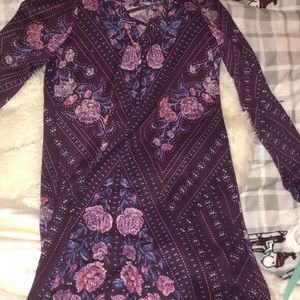 Floral Long Sleeve Dress